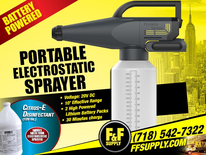 New Electrostatic Sprayer : F&F Supply